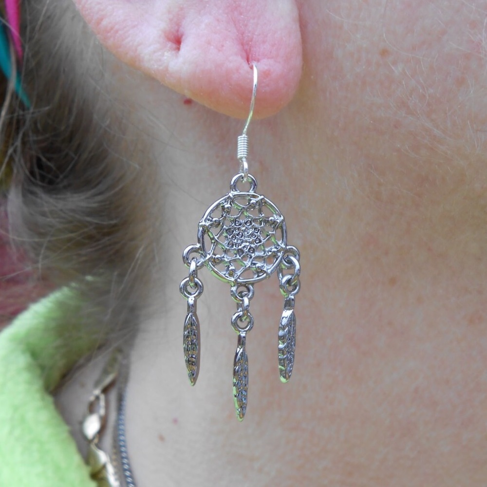 New Dreamcatcher Earrings Dream Catcher Jewelry Dreamcatcher Charm Earrings